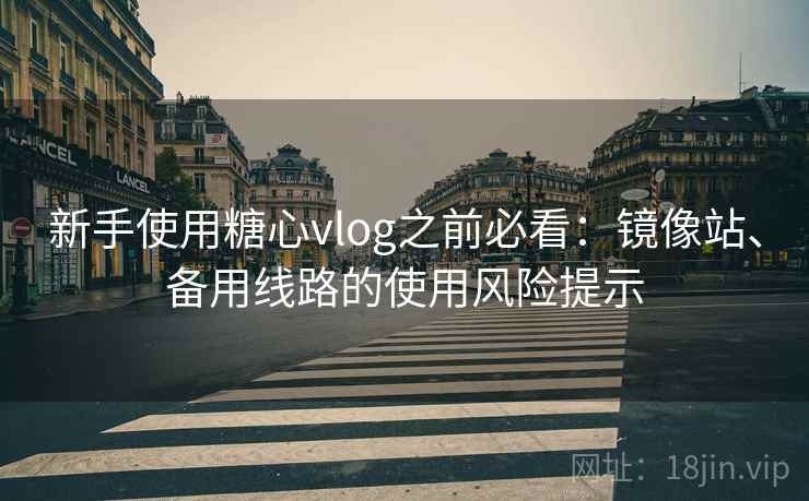 新手使用糖心vlog之前必看：镜像站、备用线路的使用风险提示