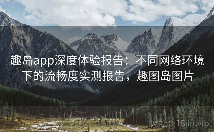 趣岛app深度体验报告:不同网络环境下的流畅度实测报告,趣图岛图片 趣岛app深度体验报告:不同网络环境下的流畅度实测报告,趣图岛图片