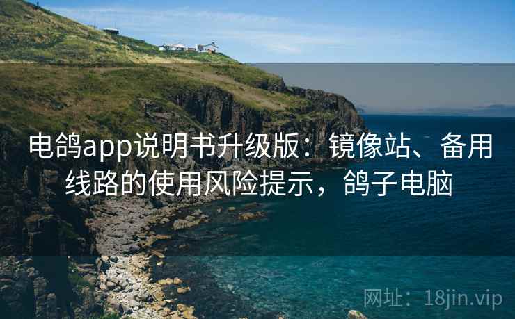 电鸽app说明书升级版：镜像站、备用线路的使用风险提示，鸽子电脑