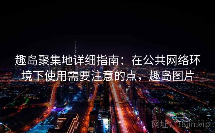趣岛聚集地详细指南：在公共网络环境下使用需要注意的点，趣岛图片