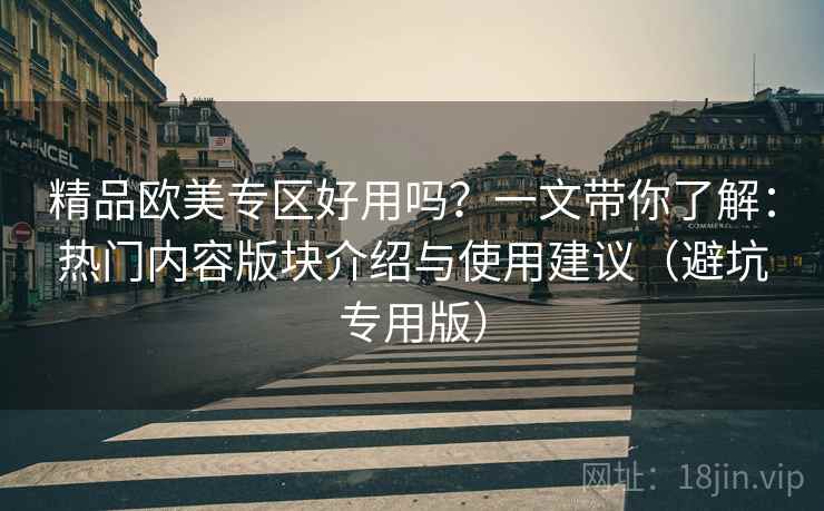 精品欧美专区好用吗？一文带你了解：热门内容版块介绍与使用建议（避坑专用版）