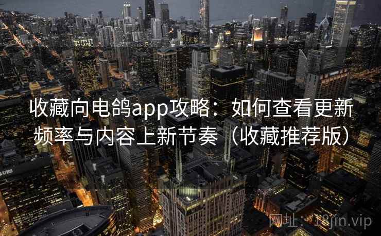 收藏向电鸽app攻略：如何查看更新频率与内容上新节奏（收藏推荐版）
