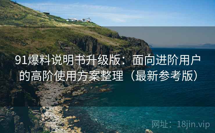 91爆料说明书升级版：面向进阶用户的高阶使用方案整理（最新参考版）